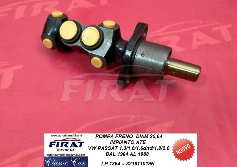 POMPA FRENO VW PASSAT 84 - 88 (1864)
